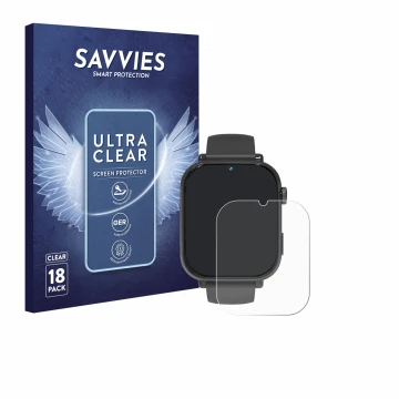 Face avant d’un emballage produit avec le logo de la marque Savvies. À côté, l’appareil Ucani A22 est représenté avec la prote