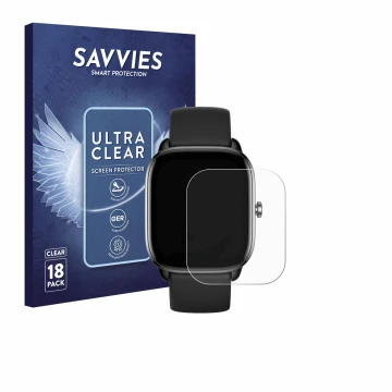 Face avant d’un emballage produit avec le logo de la marque Savvies. À côté, l’appareil Sector Smartwatch S-07 est représenté 