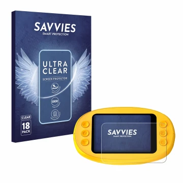 Face avant d’un emballage produit avec le logo de la marque Savvies. À côté, l’appareil Ashfly inskam 382 est représenté avec 