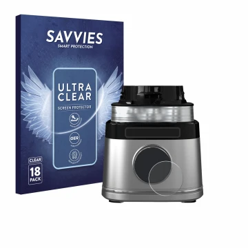 Face avant d’un emballage produit avec le logo de la marque Savvies. À côté, l’appareil Ninja Detect Power Pro est représenté 