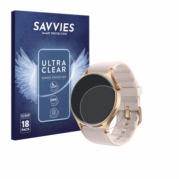 Face avant d’un emballage produit avec le logo de la marque Savvies. À côté, l’appareil aeac AR01 1.32