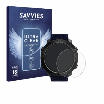 Face avant d’un emballage produit avec le logo de la marque Savvies. À côté, l’appareil North Edge Apache 3 est représenté ave