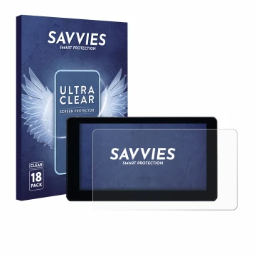 Face avant d’un emballage produit avec le logo de la marque Savvies. À côté, l’appareil Zontes 368K est représenté avec la pro
