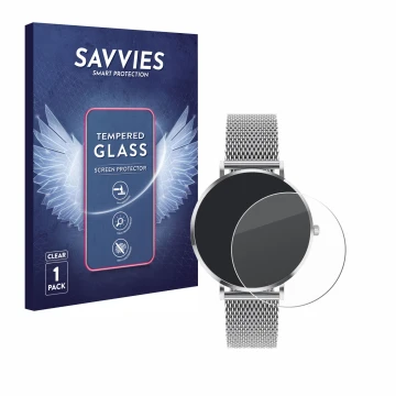 Face avant d’un emballage produit avec le logo de la marque Savvies. À côté, l’appareil Pireware Amory 5 Mini est représenté a