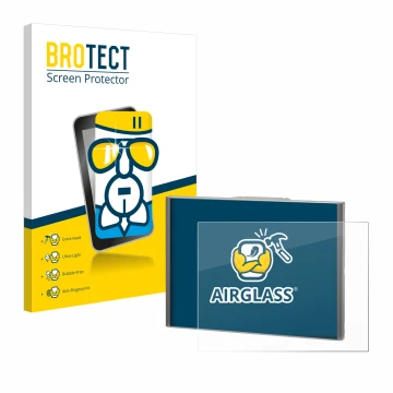 Face avant d’un emballage produit avec le logo de la marque BROTECT. À côté, l’appareil Siemens Simatic MP 377 12