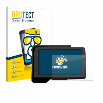 Face avant d’un emballage produit avec le logo de la marque BROTECT. À côté, l’appareil BMW R 1200 GS 2013-2019 Navigator V 5