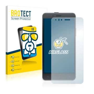 Face avant d’un emballage produit avec le logo de la marque BROTECT. À côté, l’appareil Kodak IM5 est représenté avec la prote
