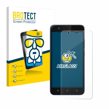 Face avant d’un emballage produit avec le logo de la marque BROTECT. À côté, l’appareil Gigaset GS270 plus est représenté avec