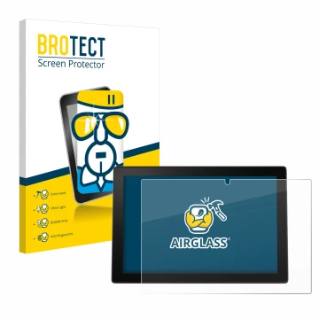 Face avant d’un emballage produit avec le logo de la marque BROTECT. À côté, l’appareil Lenovo Ideapad Miix 520 est représenté