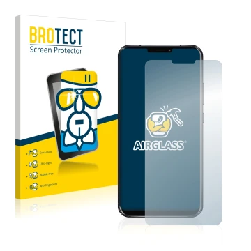 Face avant d’un emballage produit avec le logo de la marque BROTECT. À côté, l’appareil ASUS ZenFone 5z ZS620KL est représenté
