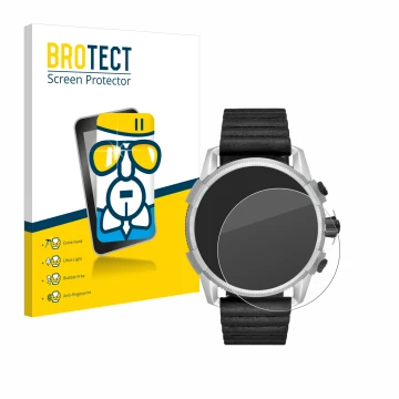 Face avant d’un emballage produit avec le logo de la marque BROTECT. À côté, l’appareil Diesel On Full Guard 2.5 est représent