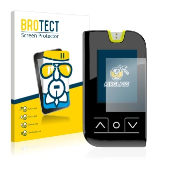 Face avant d’un emballage produit avec le logo de la marque BROTECT. À côté, l’appareil Mylife Unio Neva est représenté avec l