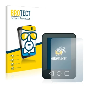 Face avant d’un emballage produit avec le logo de la marque BROTECT. À côté, l’appareil Neodrives neoMMI Z20c est représenté a