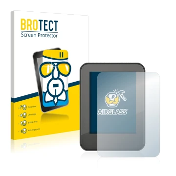 Face avant d’un emballage produit avec le logo de la marque BROTECT. À côté, l’appareil Neodrives neoMMI Z20 est représenté av