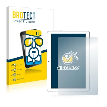 Face avant d’un emballage produit avec le logo de la marque BROTECT. À côté, l’appareil Toscido X104 10