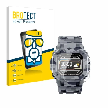 Face avant d’un emballage produit avec le logo de la marque BROTECT. À côté, l’appareil JAY-tech SWi2 est représenté avec la p