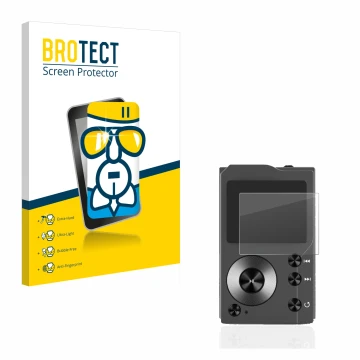 Face avant d’un emballage produit avec le logo de la marque BROTECT. À côté, l’appareil Surfans F20 est représenté avec la pro