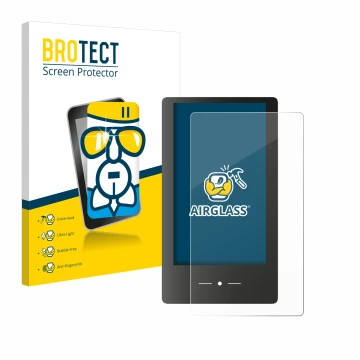 Face avant d’un emballage produit avec le logo de la marque BROTECT. À côté, l’appareil REINER SCT timeCard Terminal 3 est rep