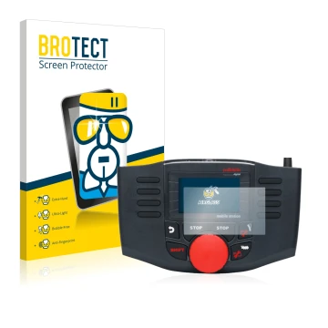 Face avant d’un emballage produit avec le logo de la marque BROTECT. À côté, l’appareil Märklin Mobile Station 2 60657 est rep