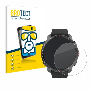 Face avant d’un emballage produit avec le logo de la marque BROTECT. À côté, l’appareil Polar Grit X Pro est représenté avec l