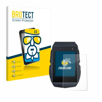 Face avant d’un emballage produit avec le logo de la marque BROTECT. À côté, l’appareil Sigma ROX 11.1 Evo est représenté avec