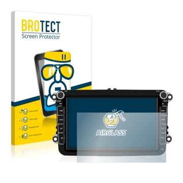 Face avant d’un emballage produit avec le logo de la marque BROTECT. À côté, l’appareil Isudar T72 8