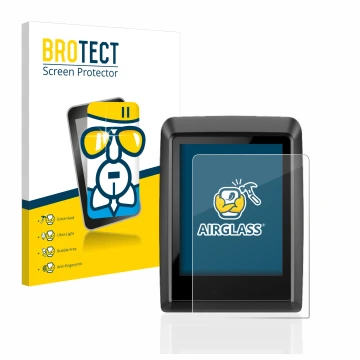 Face avant d’un emballage produit avec le logo de la marque BROTECT. À côté, l’appareil Bosch Kiox 300 est représenté avec la 