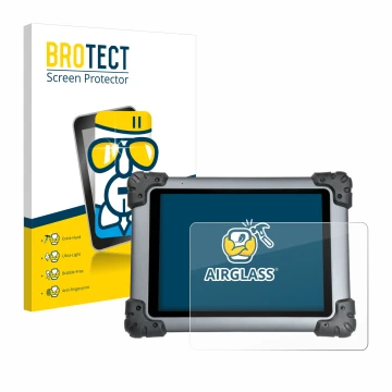 Face avant d’un emballage produit avec le logo de la marque BROTECT. À côté, l’appareil Autel MaxiSys MS908S est représenté av