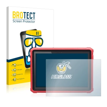 Face avant d’un emballage produit avec le logo de la marque BROTECT. À côté, l’appareil Launch X-431 Pro 5 est représenté avec