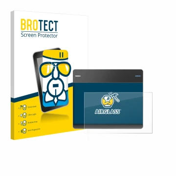 Face avant d’un emballage produit avec le logo de la marque BROTECT. À côté, l’appareil Wacom Intuos CTH-480 est représenté av