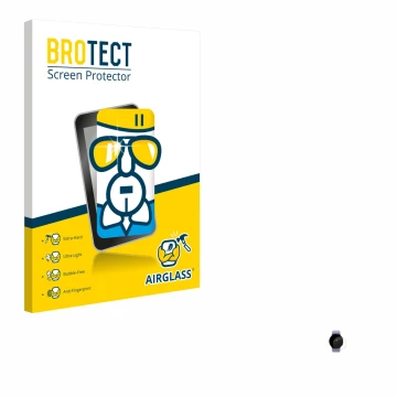 Face avant d’un emballage produit avec le logo de la marque BROTECT. À côté, l’appareil Samsung Galaxy Watch 5 (40mm) est repr