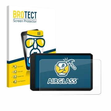 Face avant d’un emballage produit avec le logo de la marque BROTECT. À côté, l’appareil Garmin DriveCam 76 est représenté avec