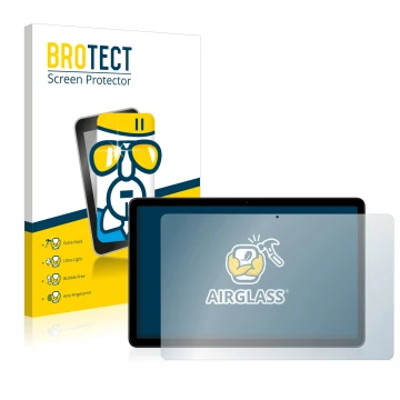 Face avant d’un emballage produit avec le logo de la marque BROTECT. À côté, l’appareil Nokia T21 est représenté avec la prote