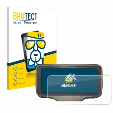 Face avant d’un emballage produit avec le logo de la marque BROTECT. À côté, l’appareil Horwin SK3 est représenté avec la prot