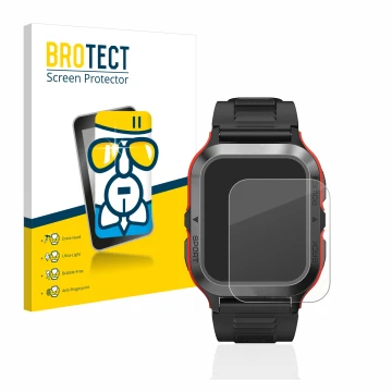 Face avant d’un emballage produit avec le logo de la marque BROTECT. À côté, l’appareil Kospet Tank M2 est représenté avec la 