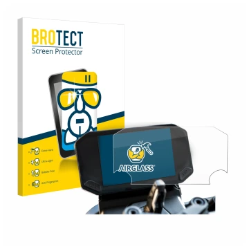 Face avant d’un emballage produit avec le logo de la marque BROTECT. À côté, l’appareil VOGE 350 AC est représenté avec la pro