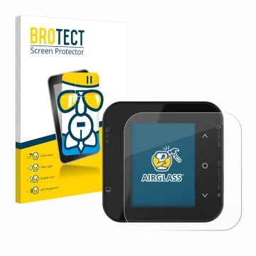 Face avant d’un emballage produit avec le logo de la marque BROTECT. À côté, l’appareil ISDT Air8 est représenté avec la prote