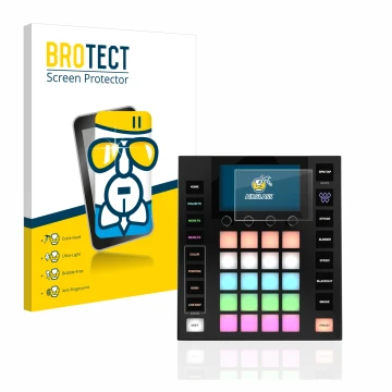 Face avant d’un emballage produit avec le logo de la marque BROTECT. À côté, l’appareil Wolfmix W1 est représenté avec la prot