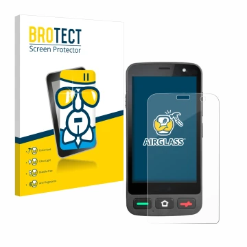 Face avant d’un emballage produit avec le logo de la marque BROTECT. À côté, l’appareil Brondi Amico Pocket est représenté ave