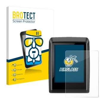 Face avant d’un emballage produit avec le logo de la marque BROTECT. À côté, l’appareil Bosch Kiox 500 est représenté avec la 