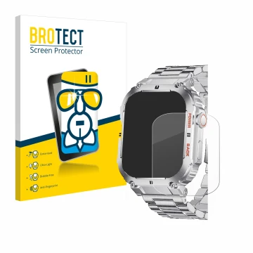 Face avant d’un emballage produit avec le logo de la marque BROTECT. À côté, l’appareil LIGE K-57 1.96