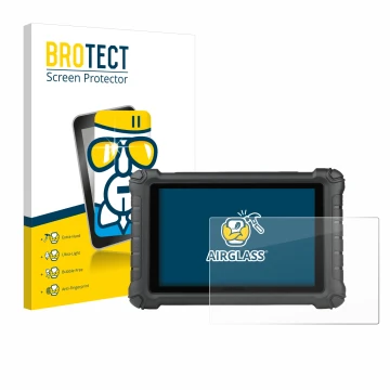 Face avant d’un emballage produit avec le logo de la marque BROTECT. À côté, l’appareil Autel MX900c est représenté avec la pr