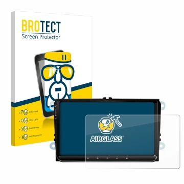 Face avant d’un emballage produit avec le logo de la marque BROTECT. À côté, l’appareil Eonon 53 SE est représenté avec la pro