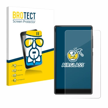 Face avant d’un emballage produit avec le logo de la marque BROTECT. À côté, l’appareil innioasis G1-80G est représenté avec l