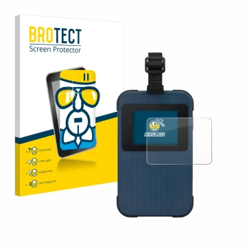 Face avant d’un emballage produit avec le logo de la marque BROTECT. À côté, l’appareil Acer Enduro Connect M3 est représenté 