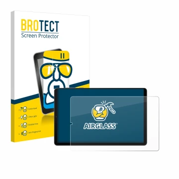 Face avant d’un emballage produit avec le logo de la marque BROTECT. À côté, l’appareil Lenovo Legion Y700 (2023) est représen