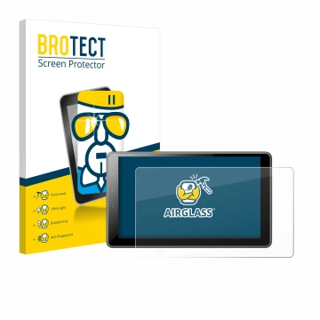 Face avant d’un emballage produit avec le logo de la marque BROTECT. À côté, l’appareil Pioneer SPH-EVO950DAB est représenté a