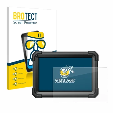 Face avant d’un emballage produit avec le logo de la marque BROTECT. À côté, l’appareil Launch X-431 Pro3 Apex est représenté 