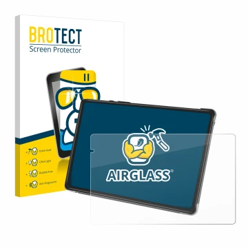 Face avant d’un emballage produit avec le logo de la marque BROTECT. À côté, l’appareil Yestel T13 est représenté avec la prot