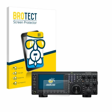 Face avant d’un emballage produit avec le logo de la marque BROTECT. À côté, l’appareil Kenwood TS-890S est représenté avec la